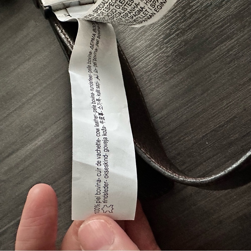 Zara Man Reversible Leather Belt - Picture 4 of 7